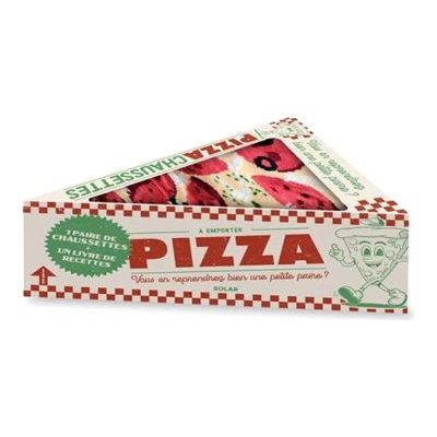 9782263188985-Coffret Pizza à emporter - Solar Cuisine - livre - avec pair of socks-Front-0