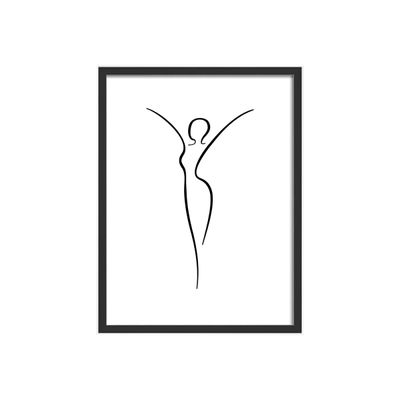 4004122407095-Walther Silhouette - Cadre photo - Conçu pour : 12 x 15,7 pouces (30x40 cm) - bois, MDF - rectang-Front-0