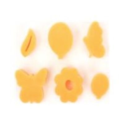 3532435002047-Graine Creative - Ensemble d'éponge de peinture - 6 pièces - assorti - printemps - mousse-Front-0