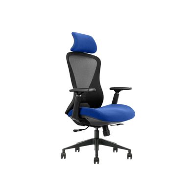 0404051891172-OfficePro Designer - Fauteuil de bureau - accoudoirs - noir, bleu-Left-angle-0