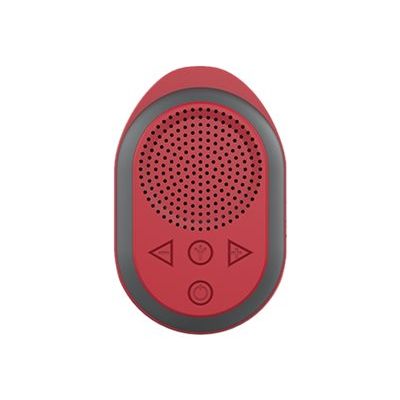 3760206482631-Ryght Pocket 2 - Enceinte bluetooth - noir et rouge-Front-0