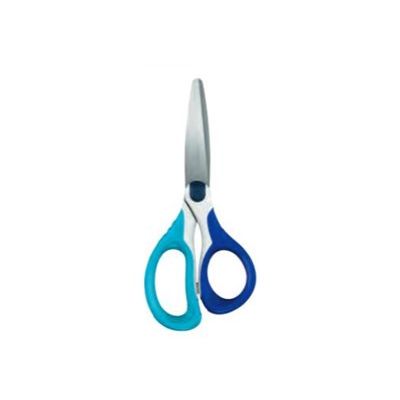 3154144842112-Maped Sensoft 3D - Ciseaux ronds - 13 cm - disponible dans différentes couleurs pastels-Front-0