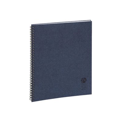 3660942052603-Exacompta Forever Consultations 29 S - Agenda hebdomadaire du bureau - 2026 - semainier - reliure à anneaux métalliques - A4 (210 x 297 mm) - papier recyclé - couverture bleue - carton r-Left-angle-0