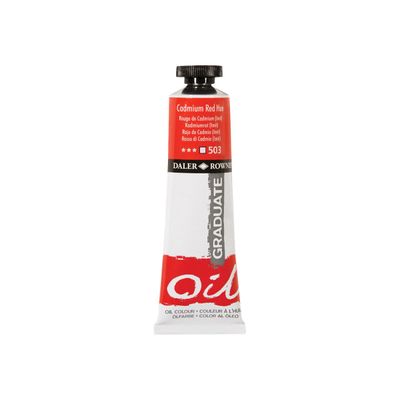 50807963-Daler-Rowney Graduate 563 - Peinture à huile - 38 ml - rose de Garance-Front-0