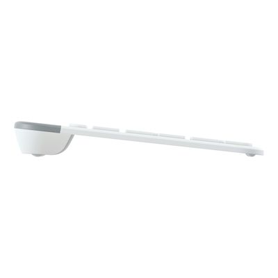 5099206086555-Logitech Slim Wireless Combo MK470 - Ensemble clavier et souris - blanc cassé-Left side-2