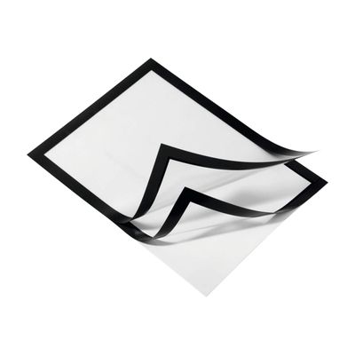 4005546406008-Durable Duraframe - Cadre d'affichage adhésif repositionnable - A4 - noir-Left-angle-1