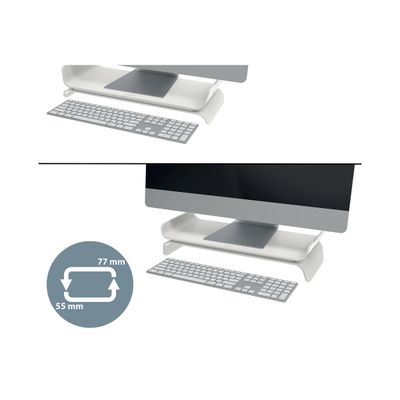 4002432134816-Leitz Ergo - Support pour moniteur - ajustable - gris-Right-angle-1