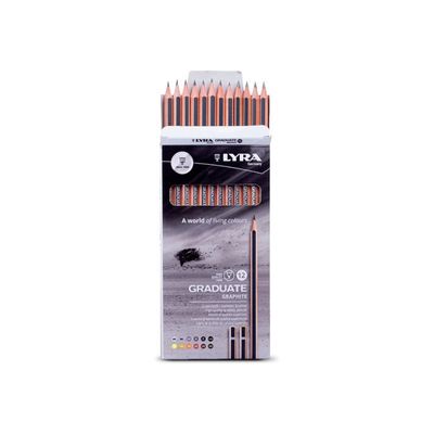 4084900105351-Lyra Graduate Graphite - Crayon graphite - F - 3.8 mm-Front-0