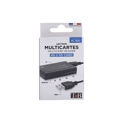 3303170115657-T'nB - Lecteur de carte (microSD, MMCmicro, miniSD, SDHC, xD, MMCmobile, MS Micro, MS Duo, CF) - U-Front-4