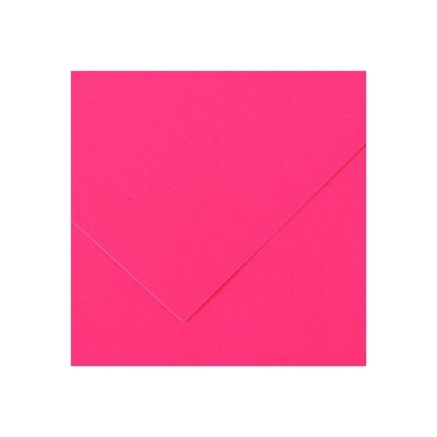 8422714038124-Canson Iris Vivaldi - Papier - 500 x 650 mm - rose fluorescent - 250 g/m²-Front-0