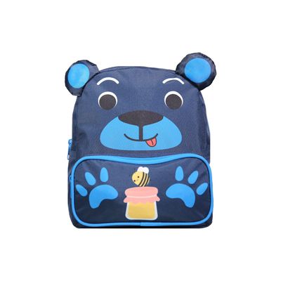 3666311016290-Bagtrotter Kids - Sac à dos - 26 cm - bleu - bleu - ours en peluche-Front-3