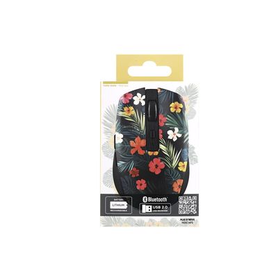 3303170117996-T'nB EXCLUSIV' AMAZONIA - Souris sans fil - rechargeable - 6 boutons - noir-Back-3