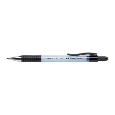 4005401377542-Faber-Castell Grip Matic - Porte-mine avec gomme - 0.7 mm - rétractable-Front-0