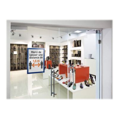 4005546405209-Durable Duraframe - 2 Cadres d'affichage adhésif - A4 - bleu-Left-angle-11