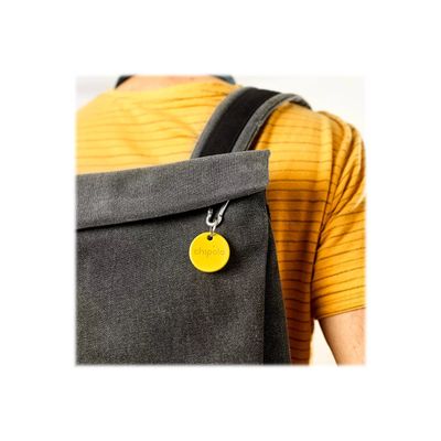 850006063802-Chipolo ONE - Balise de sécurité sans fil pour téléphone portable - jaune-Front-2