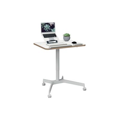 4002432138395-Leitz Ergo Small - Bureau assis/debout - reglage manuel - blanc-Left-angle-1