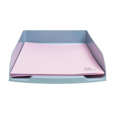9002493211704-Exacompta - Corbeilles à Courrier Horizontales Combo Styli Autentik - bleu-Front-6