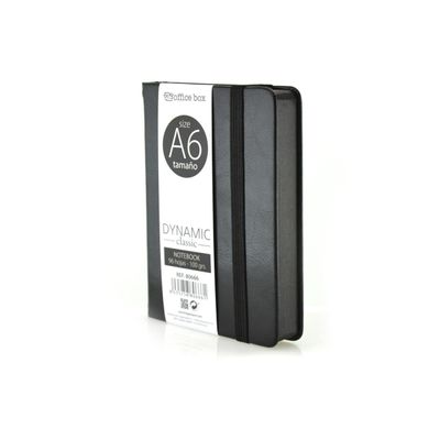 8435258806661-Office Box Dynamic Classic - Cahier de notes - A6 - 105 x 145 mm - 96 feuilles / 192 pages --Right-angle-2