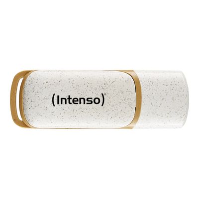 4034303032853-Intenso Green Line - Clé USB 128 Go - USB 3.2 Gen 1 - brun, beige-Front-0
