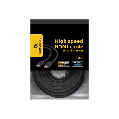 8716309065856-Gembird - Câble HDMI avec Ethernet - HDMI mâle pour HDMI mâle - 10 m-Front-2