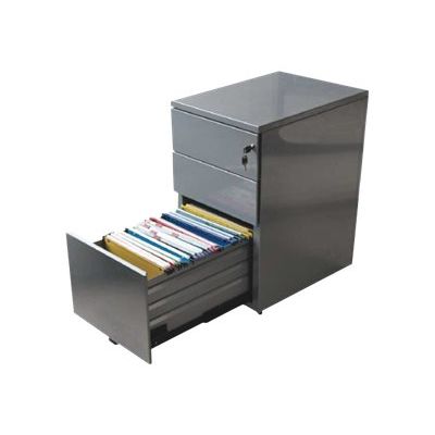 3219091962204-Caisson bout de bureau - 3 tiroirs - 69 x 41,6 x 74,6 cm - blanc-Right-angle-1