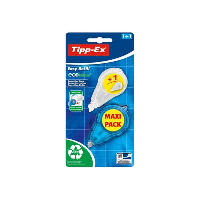 3086123345638-Tipp Ex - Correcteur + Recharge - Easy Refill ecolutions - 5 mm x 14 m-Front-1