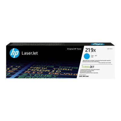 0195161016295-HP 219X - cyan - cartouche laser originale-Front-8