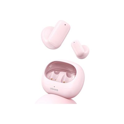 6958444910215-USAMS TD Series TD22 - Écouteurs sans fil avec micro - rose-Right-angle-0
