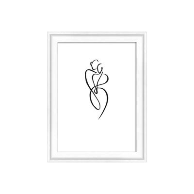 4004122406920-Walther Silhouette - Cadre photo - Conçu pour : 2 x 4 x 6 pouces (10 x 15 cm) - bois, MDF - recta-Front-0