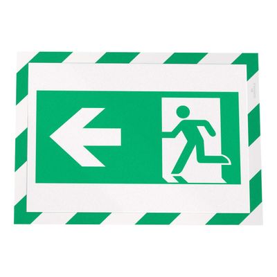 4005546406589-Durable Duraframe Magnetic Security - Cadre d'affichage magnétique bicolore - A4 - vert/blanc-Front-0
