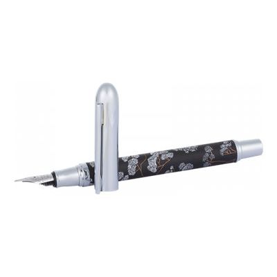 3664447160283-Oberthur Pampa - Stylo plume - japanese floral-Left-angle-0