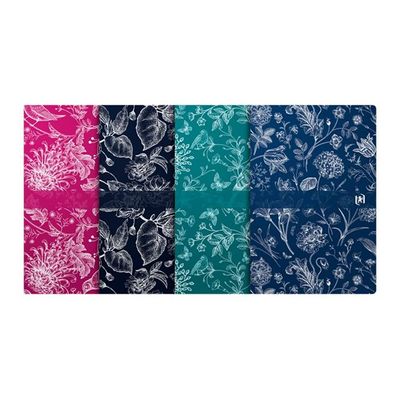 5904017435761-Oxford Romance - Cahier de notes - relié - B5 (176 x 250 mm) - 80 feuilles / 160 pages - petits carreaux - disponible -Front-0