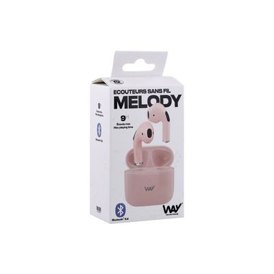 3303170115756-T'nB Melody 2 - Écouteurs sans fil avec micro - rose-Left-angle-7