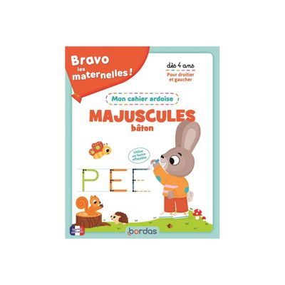 9782047406908-Mon cahier ardoise - Mes premières lettres majuscules - Bravo les maternelles! - par Vautier Vanes-Front-0