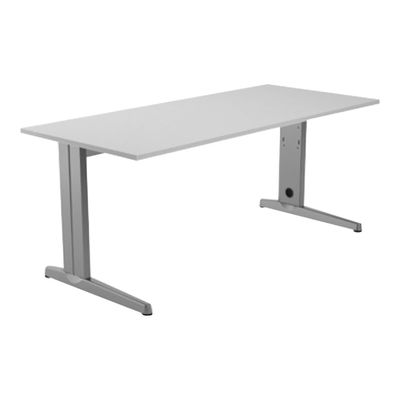 8427951990501-Rocada METAL - Table - rectangulaire - gris - gris, RAL 9006 base-Left-angle-0