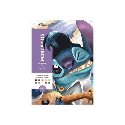 9782019452049-Coloriages mystères Disney - Portraits (trompe l'oeil) - Disney - par Perez Christophe-Alexis - l-Front-0