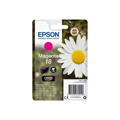 8715946518046-Epson 18 Pâquerette - magenta - cartouche d'encre originale-Front-0
