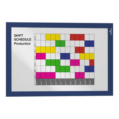 4005546405209-Durable Duraframe - 2 Cadres d'affichage adhésif - A4 - bleu-Left-angle-6