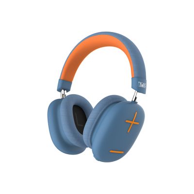 3303170115794-T'nB BOUNCE - Casque sans fil avec micro -  isolation acoustique - bleu-Right-angle-0