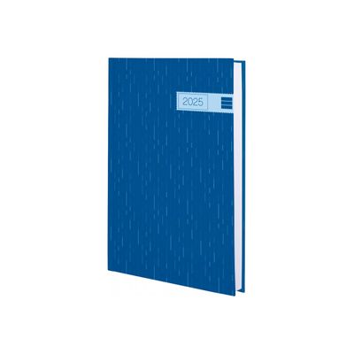 8422952381600-Finocam Dynamic Porto - Agenda - 2025 - 1 jour par page - relié - Y10 - 140 x 204 mm - bleu-Right-angle-0