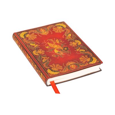 9781439798256-Paperblanks Flexis Fiammetta - Journal - 175 x 225 mm - 88 feuilles / 176 pages - ligné - Baroque -Left-angle-1