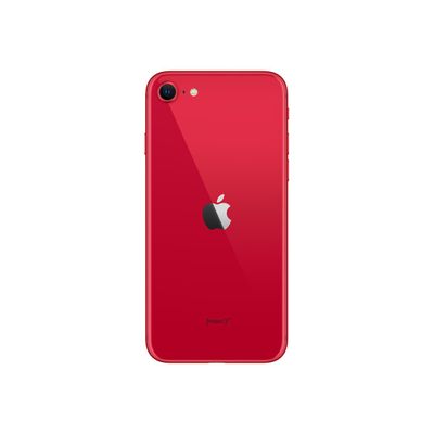 3701202607970-Apple iPhone SE2 - smartphone reconditionné grade A - 4G - 64 Go - rouge-Back-3
