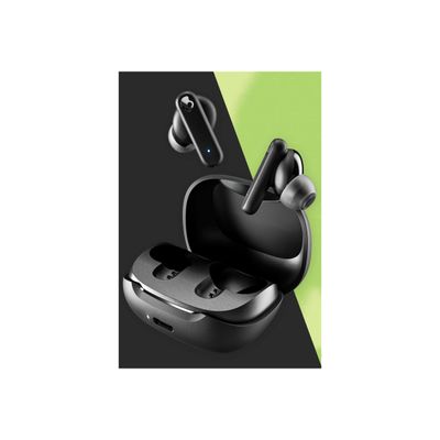 0810045688770-Skullcandy Smokin Buds - Écouteurs sans fil avec micro - intra-auriculaire - noir-Right-angle-0