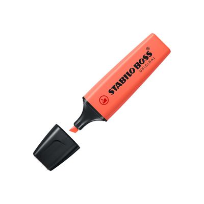 403000299199-STABILO BOSS ORIGINAL Pastel - surligneur - rouge corail moelleux-Left-angle-1