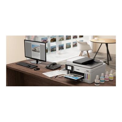4549292240375-Canon MAXIFY GX6150 MegaTank - Imprimante multifonctions - couleur - jet d'encre - CISS - Legal (216 x 356 mm), A4 (210 x 297 mm) (original) - A4/Legal (support) - jusqu'à 24 ipm (impression) - 350 feuil-Right-angle-7