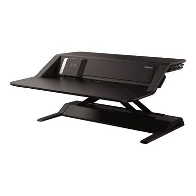 0043859730810-Fellowes Lotus DX - Poste De Travail Assis-Debout - noir-Right-angle-0