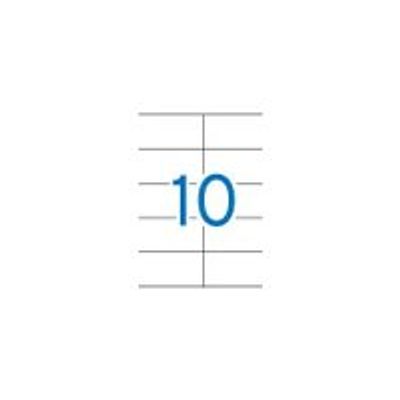 8410782012788-APLI PAPER - Auto-adhésif - blanc - 57 x 105 mm 1000 unités (100 feuille(s) x 10) étiquettes-Front-1