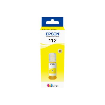 8715946674773-Epson EcoTank 112 - 70 ml - jaune - original - recharge d'encre-Front-0