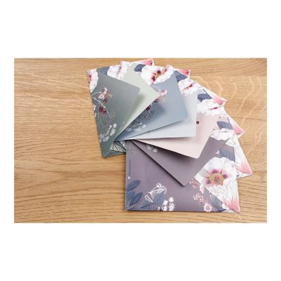 3329680550344-Pollen Botanic Garden Collection - 20 Enveloppes - 114 x 162 mm - bleu foncé-Front-1