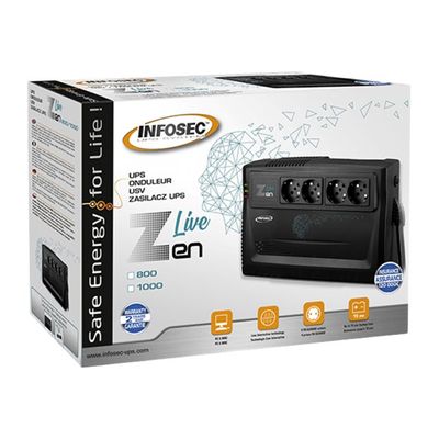 3700085660836-INFOSEC Zen Live 800 - Onduleur 4 prises - 800 VA-Left-angle-3